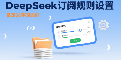 订阅规则不会用?教你用deepseek设置自己的偏好规则 订阅规则不会用?教你用deepseek设置自己的偏好规则