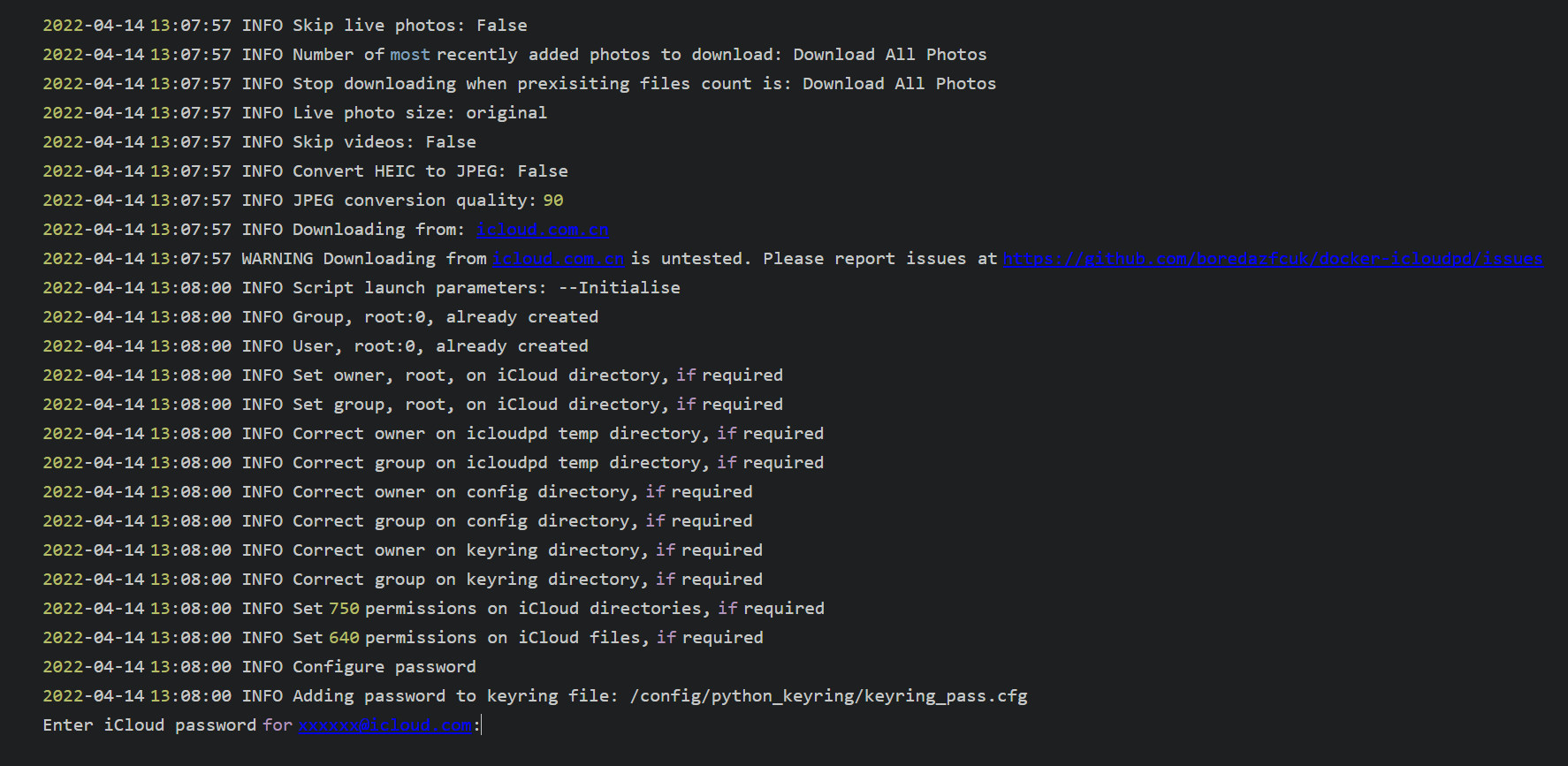 【教程】使用 icloudpd 自动同步 iCloud 照片(结尾已更新方法) 【教程】使用 icloudpd 自动同步 iCloud 照片(结尾已更新方法)